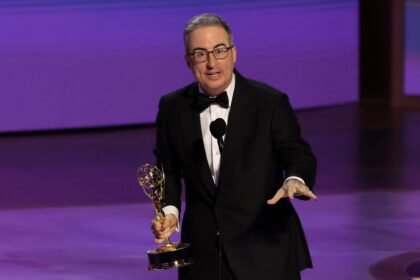 F-bomb dropped: John Oliver awkwardly played off during Emmys win speech dedicated to family’s dead dog