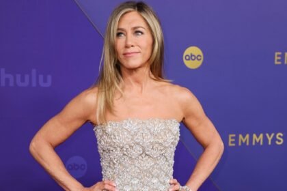 Jennifer Aniston brings signature glam to Emmy 2024 red carpet in a dazzling champagne gown