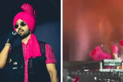 Diljit Dosanjh falls on stage during Ahmedabad concert; fans recall his 2013 fall: ‘Jab bhi gira hai, doguna fame mila’